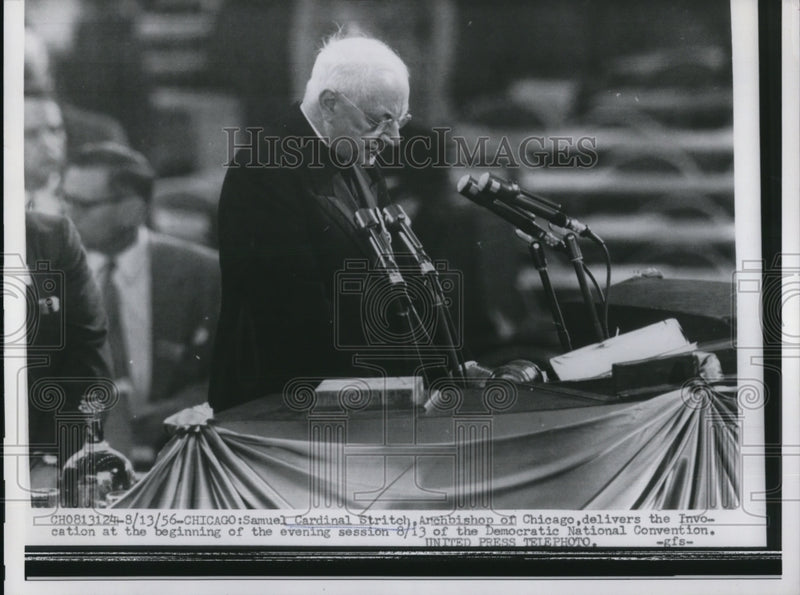 Load image into Gallery viewer, 1956 Press Photo Samuel Cardinal Stritch, Archbishop of Chicago
