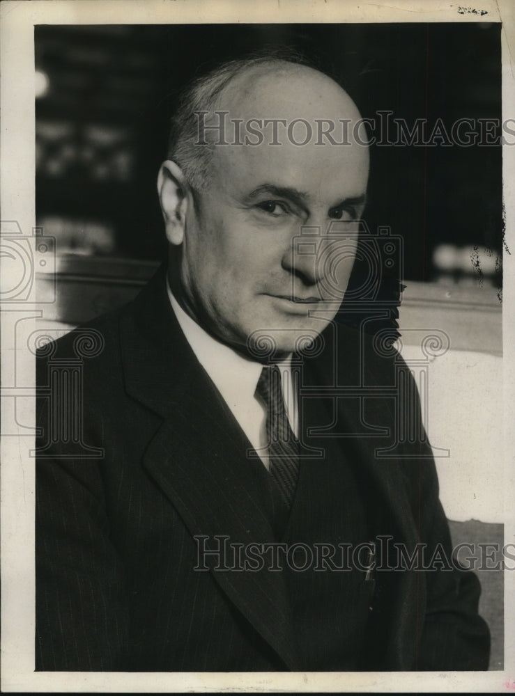 1932 Press Photo Honorable H.H. Stevens arrived in San Francisco