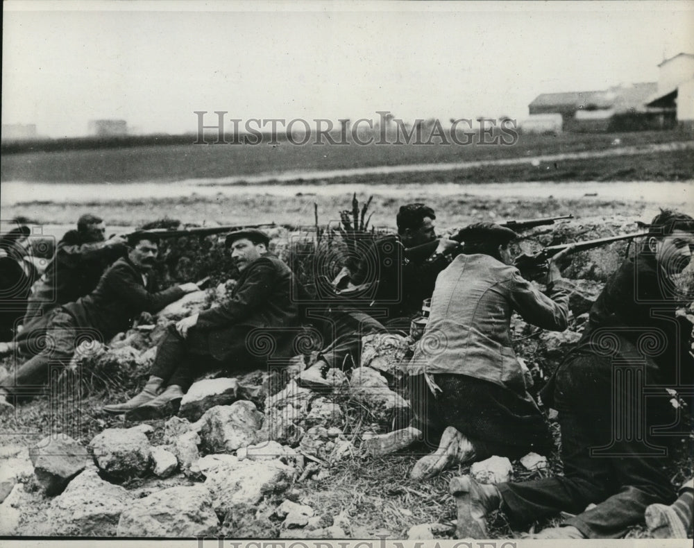 1935 Press Photo The Borrot Siege