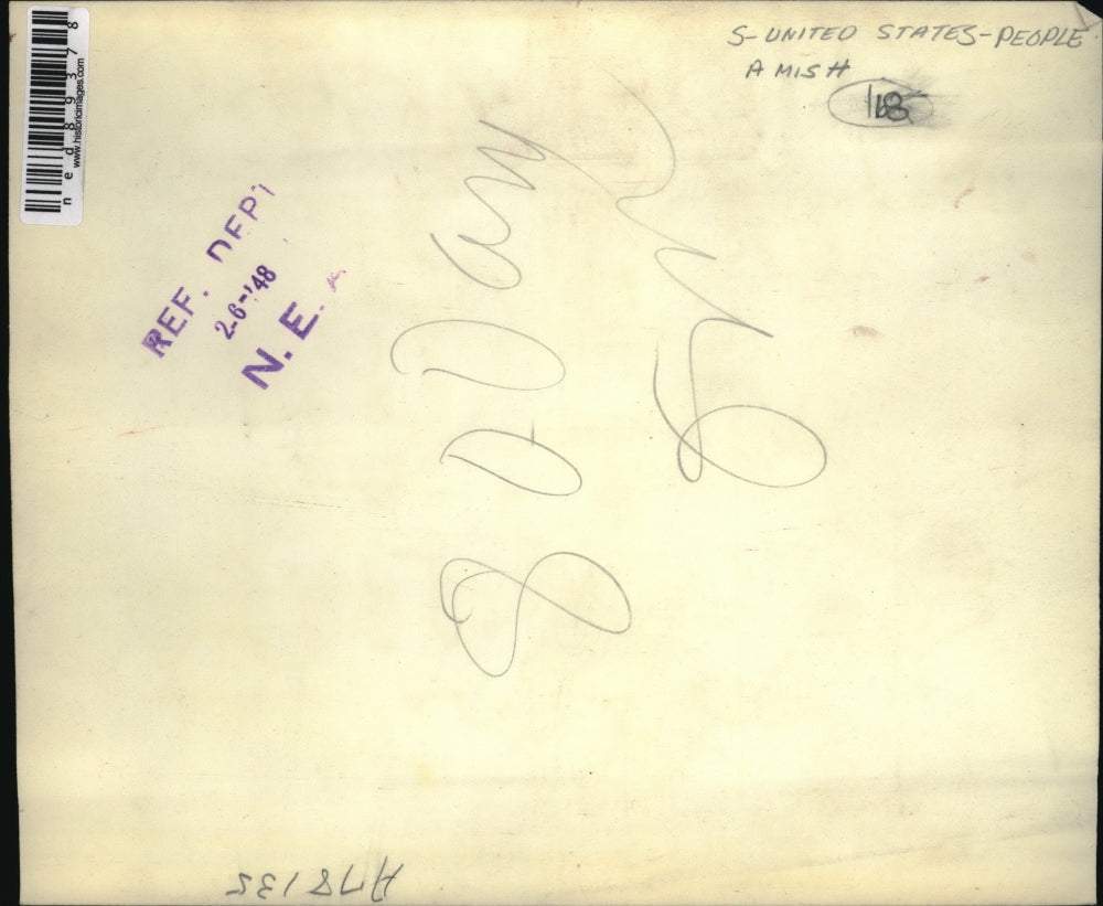 1948 Press Photo Farmer, Samuel Hochstettler being questioned in the county jail