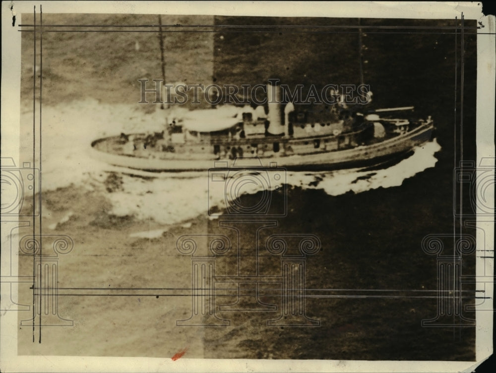 1925 Press Photo Near fire island light ship