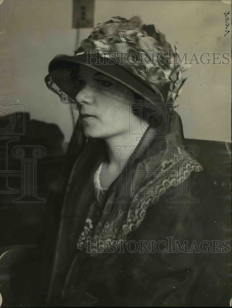 1923 Press Photo Mrs. Frances of San Francisco who Gave Away Her Baby