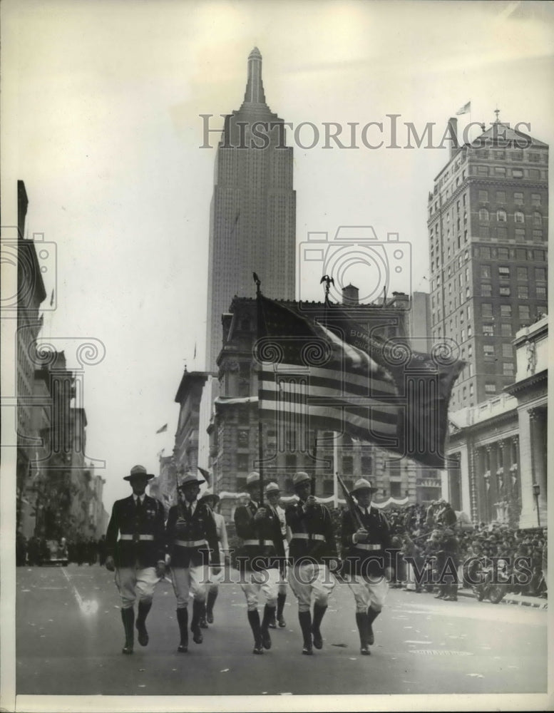1937 Press Photo of the Van Buren post #401
