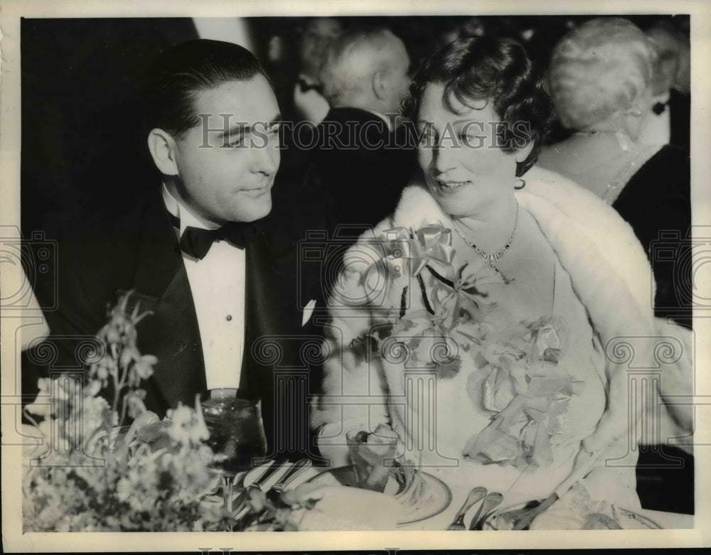1936 Press Photo Polly Moran,screen comedienne and husband Atty.Martin Malone
