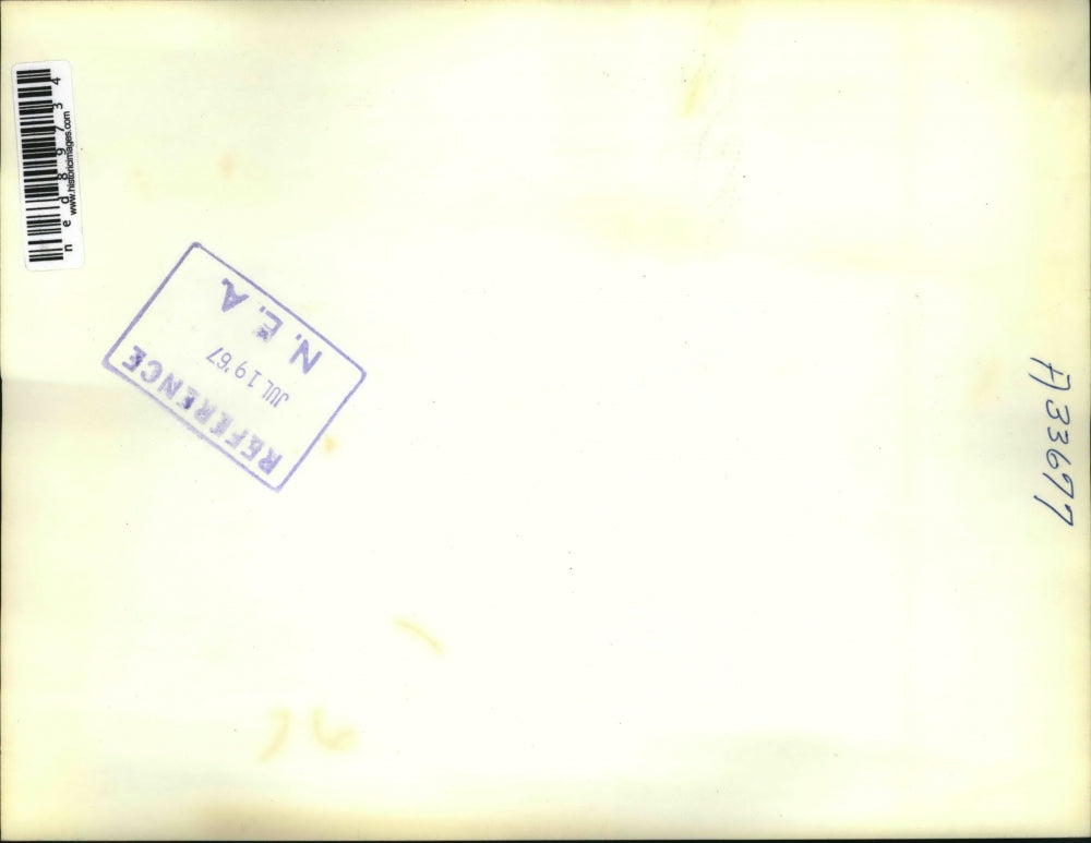 1967 Press Photo An aerial view of the majestic Royal Yacht HMS Britinnia