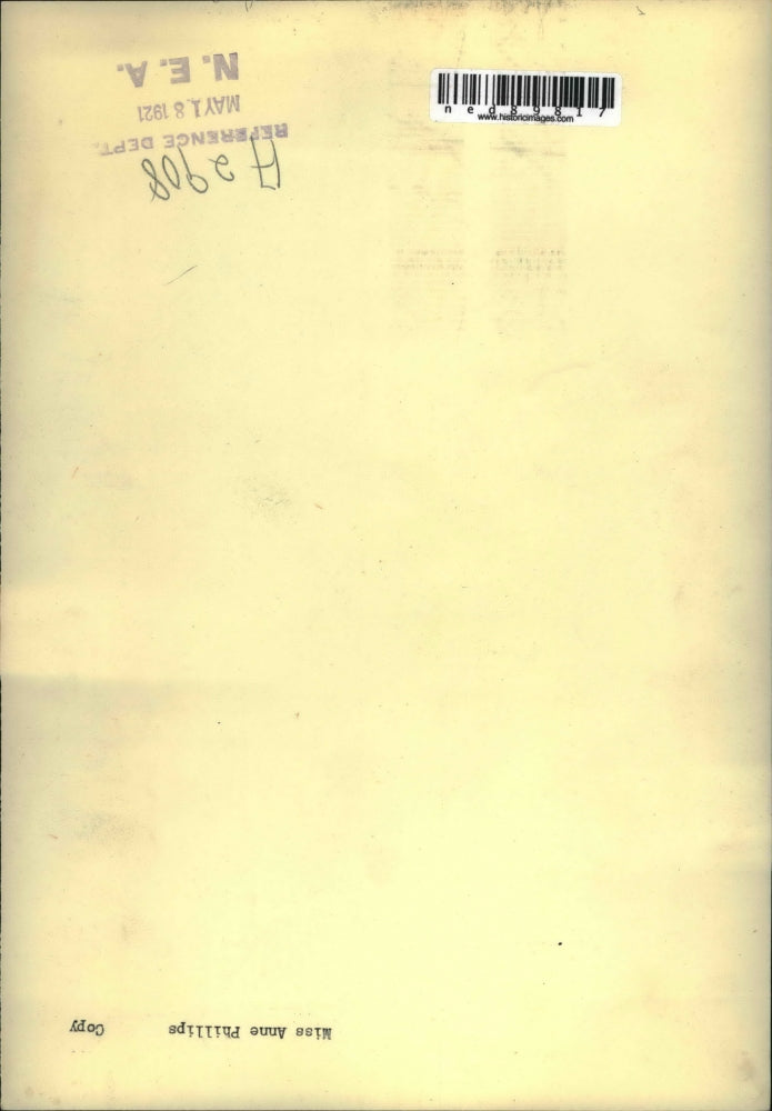 1921 Press Photo Miss Anne Phillips