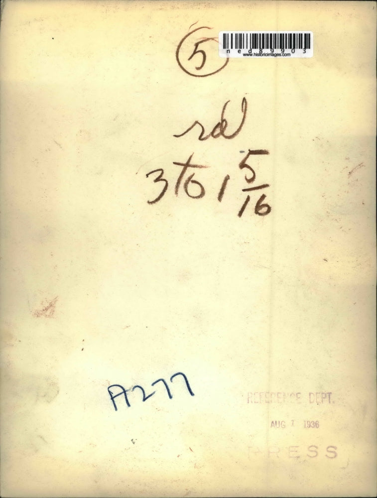 1936 Press Photo Trophy