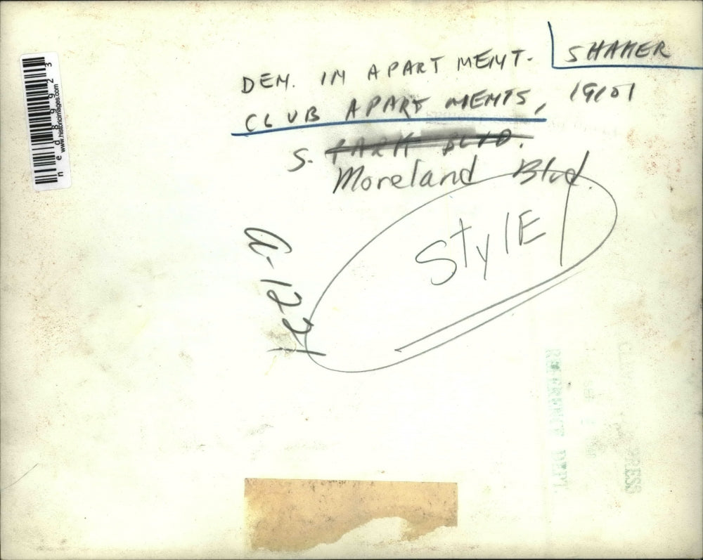 1940 Press Photo Club Apartment styles at Moreland Boulevard