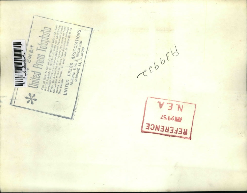 1957 Press Photo of the Government House, official residence of the Queens