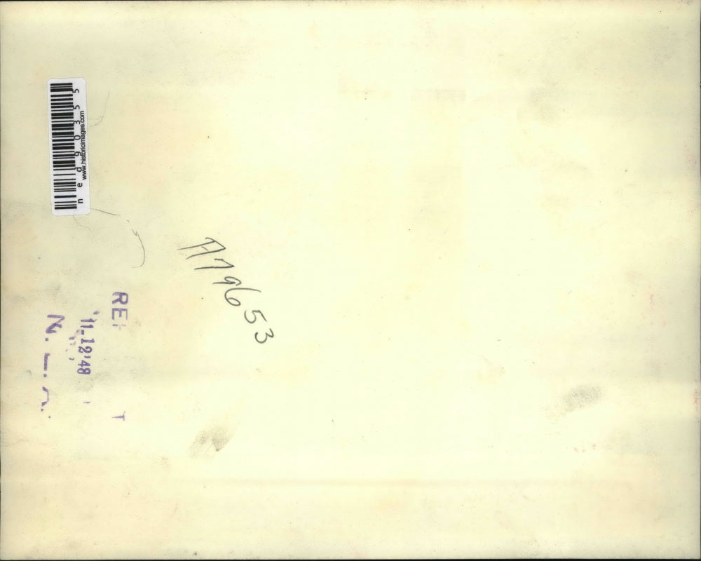 1948 Press Photo of Richard H. Vura (R) and Michael Sefchick after being