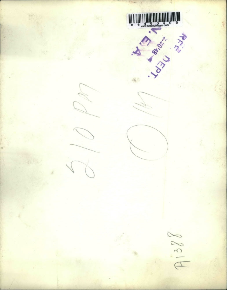 1948 Press Photo Murray Green's check-up with Dr. Altman in Queens Hospital