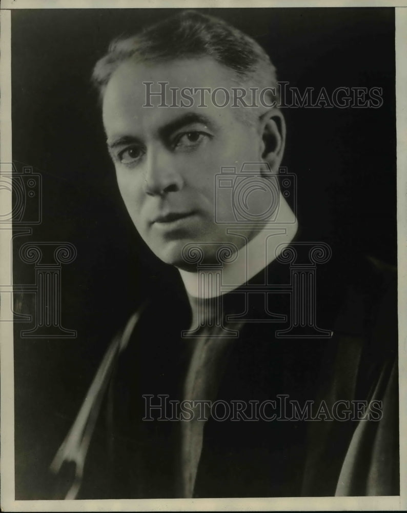 1929 Press Photo Dr.Albert Mccartney,pastor of 1st Presbyterian Church