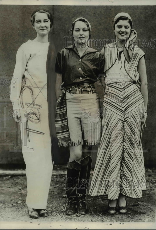 1931 Press Photo Southwestern University Co-eds