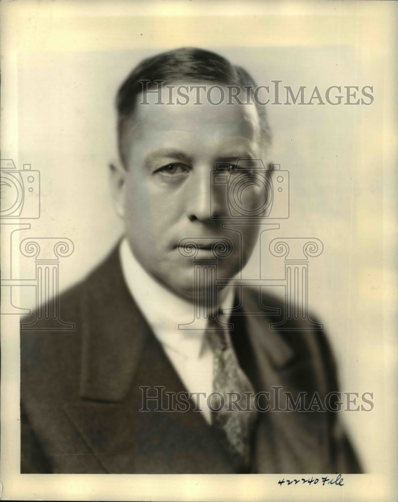 1937 Press Photo Enders M Voorhees, appointed Chairman of Finance Committee