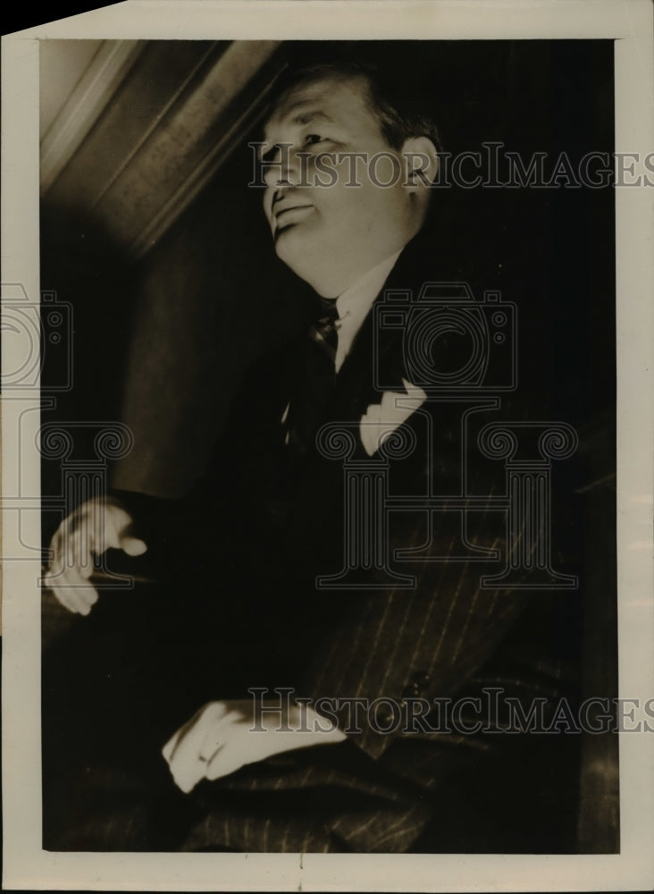 1937 Press Photo Millonaire Philip Chancellor ,accuses Victor Mclaglen