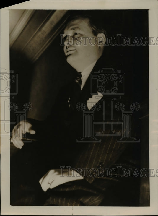 1937 Press Photo Millonaire Philip Chancellor ,accuses Victor Mclaglen
