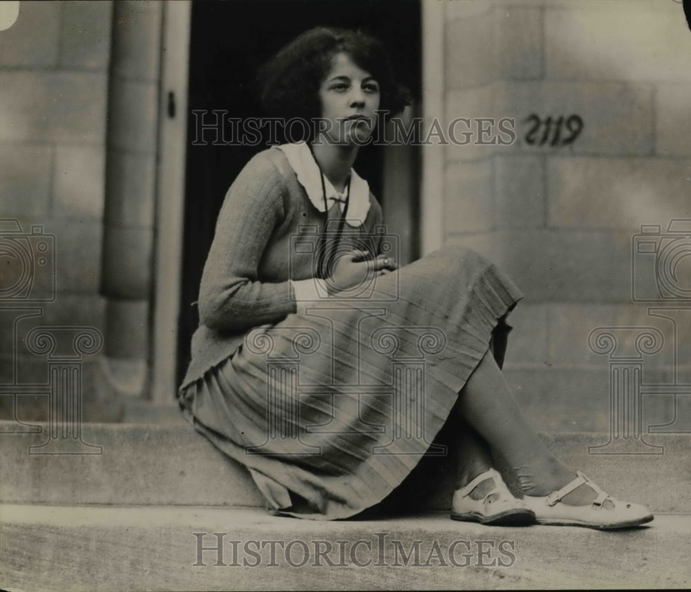 1921 Press Photo Margaret Sutherland,daughter of Senator and Mrs.Sutherland