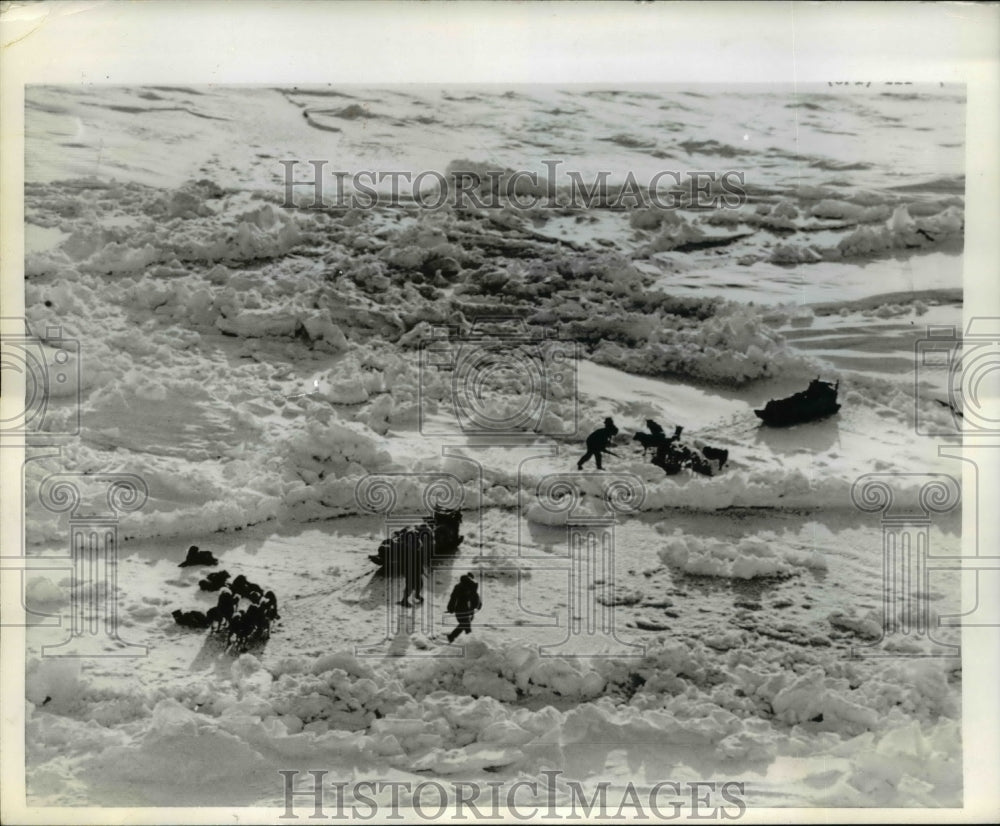1969 Press Photo Members of the four-man British trans-Arctic expedition