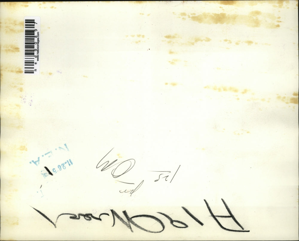 1951 Press Photo of a rail collision between two trains.