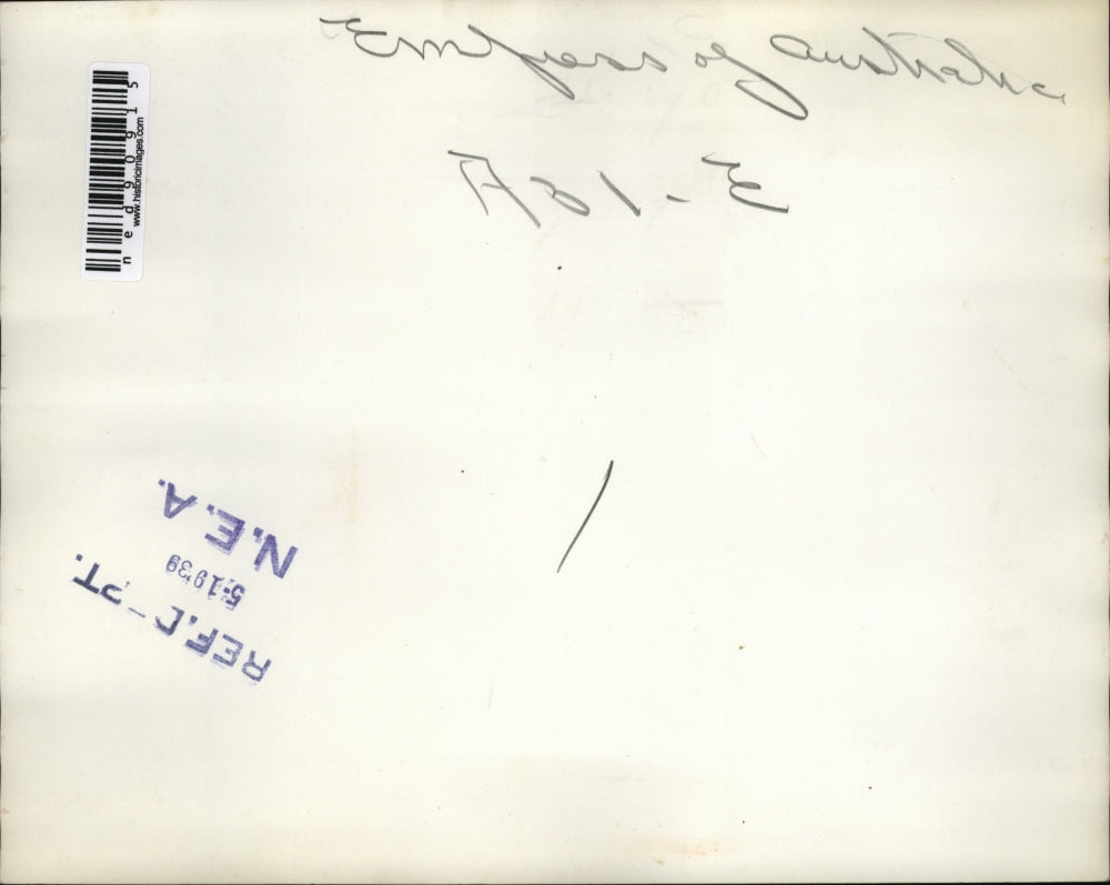 1939 Press Photo of the Empress of Australia.