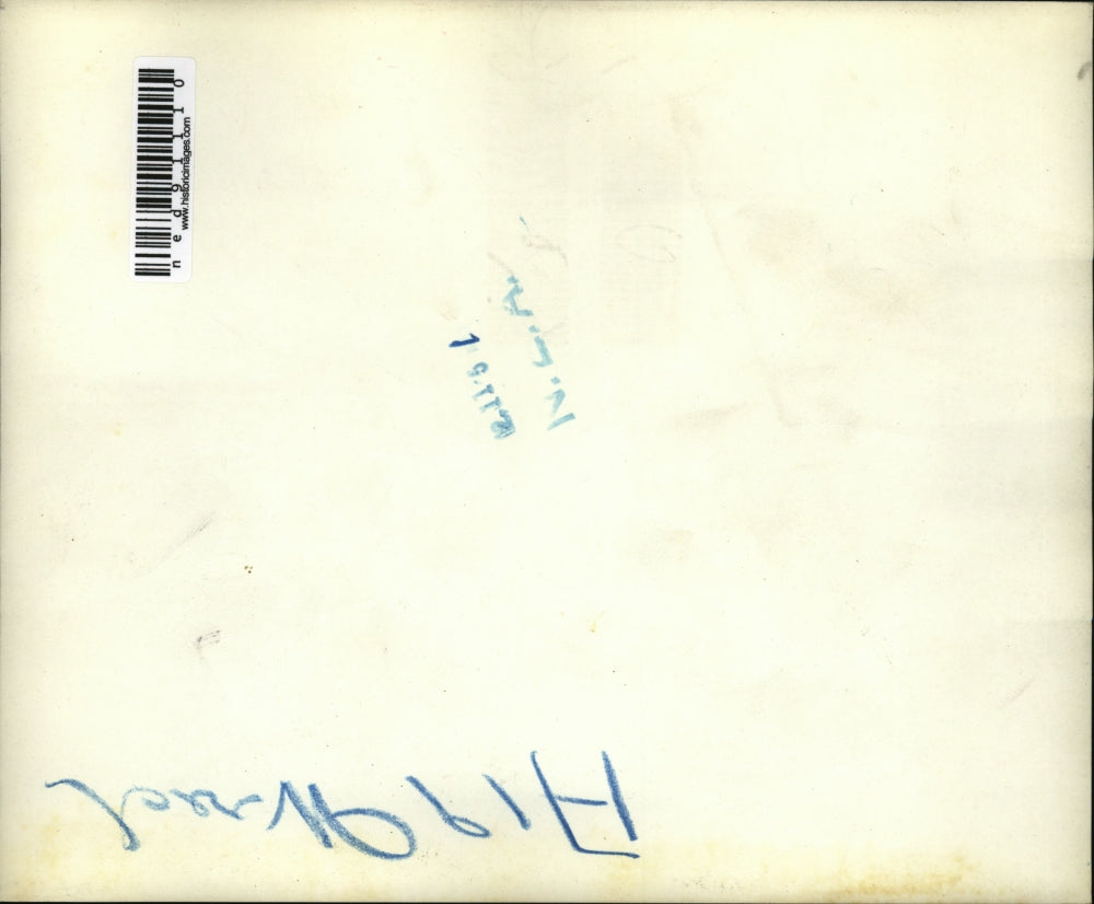 1951 Press Photo of a train on train head on collision near Clarksville,