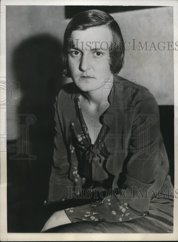 1932 Press Photo of Miss Francis Charboneaus.