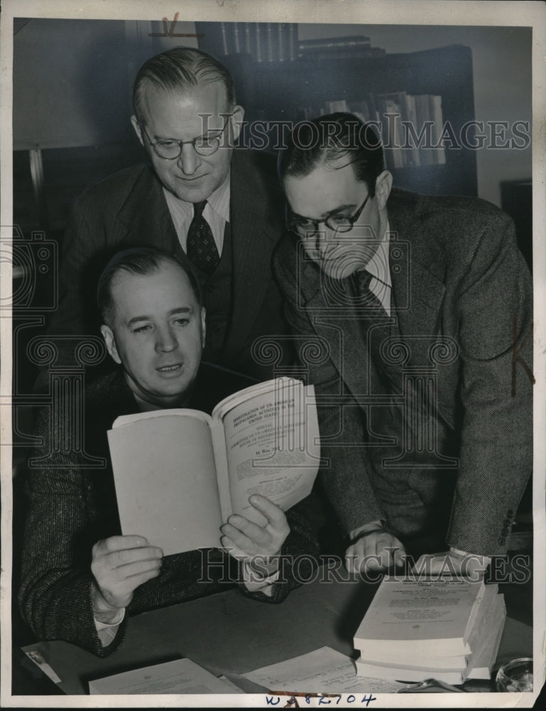 1940 Press Photo members of the Dies Committee.