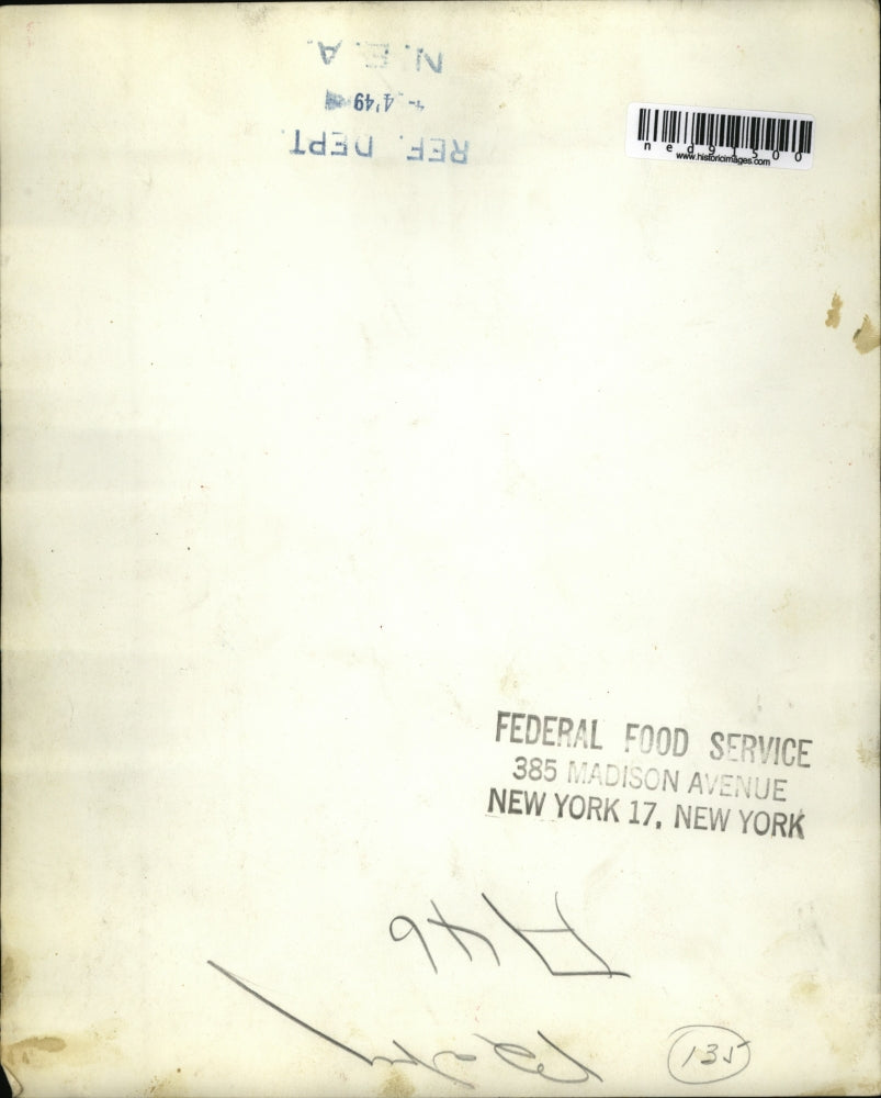 1949 Press Photo of a baby