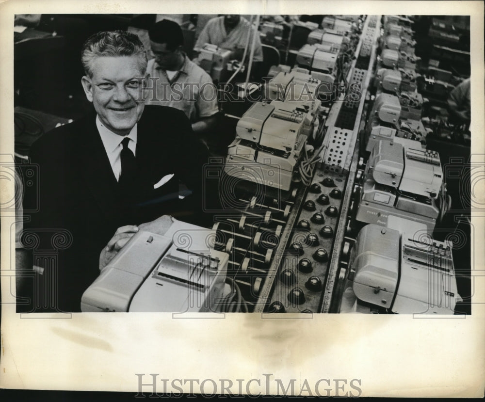 1961 Press Photo of new mail electronic mail sorters "compacts"