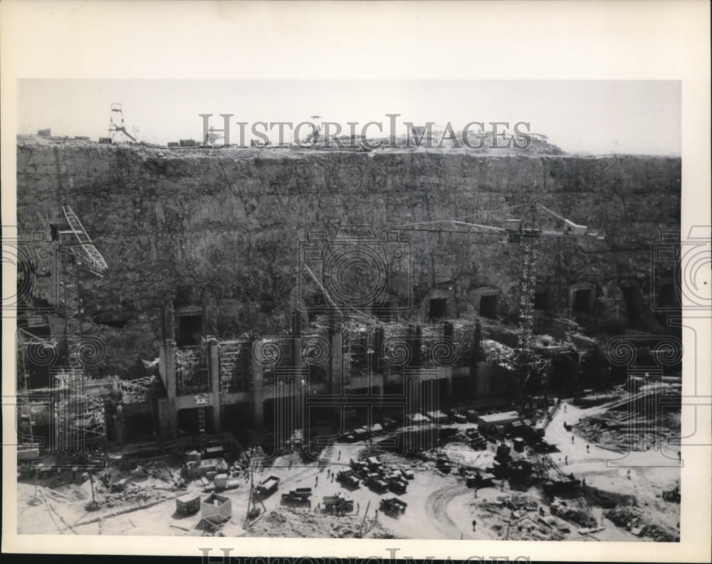 1964 Press Photo of the Aswan High Dam.