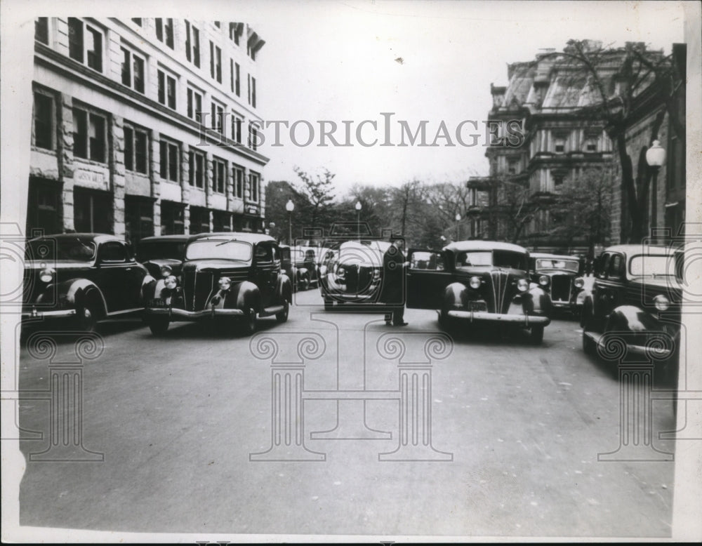 1938 Press Photo of a street in Washington D.C.