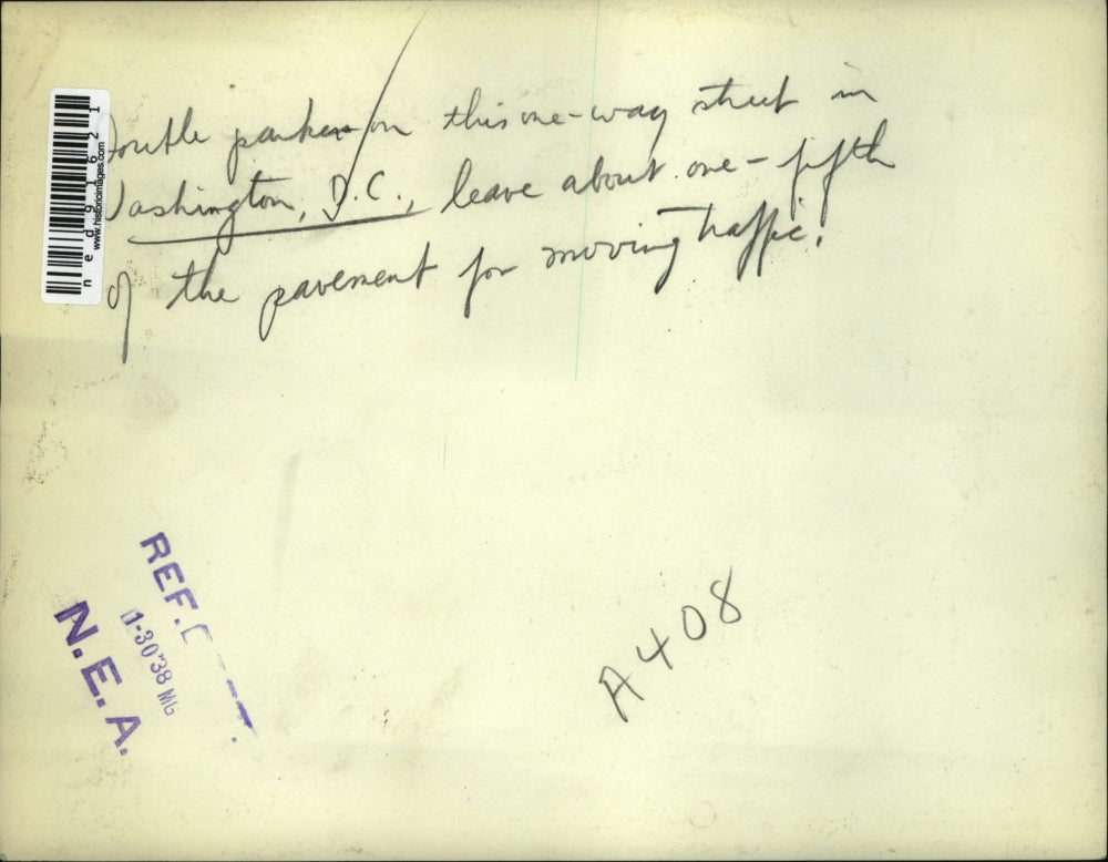 1938 Press Photo of a street in Washington D.C.