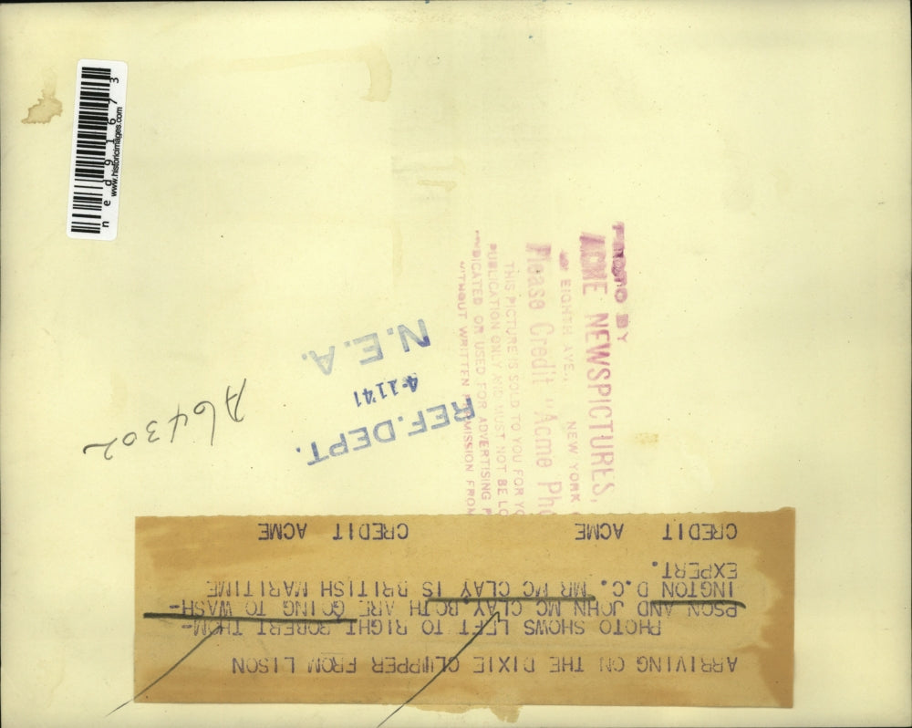 1941 Press Photo of L-R Robert Thompson and John McClay.