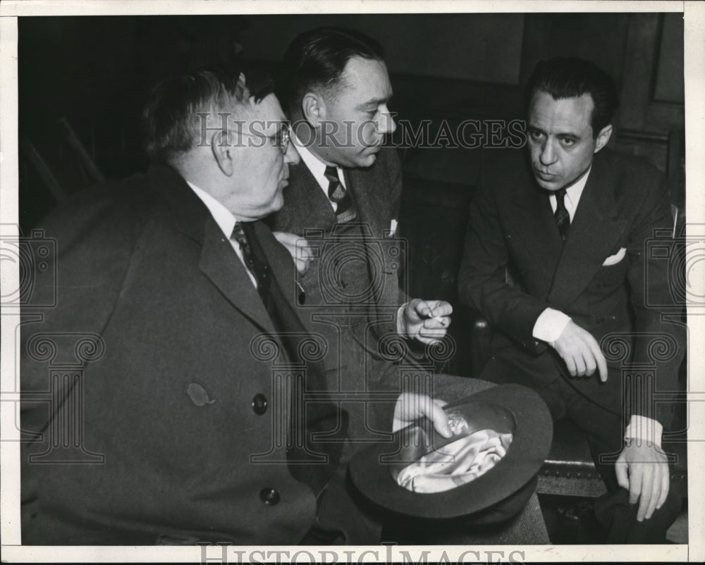 1938 Press Photo J.J. Wright,Henry Wright and Paul Wright