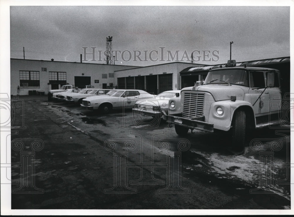 1978 Press Photo Improved equipment at Water Department in Howard Yard