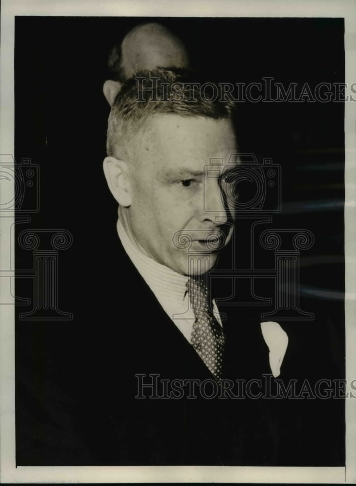 1939 Press Photo John Kremer, vice-president, was a victim of extortion plot