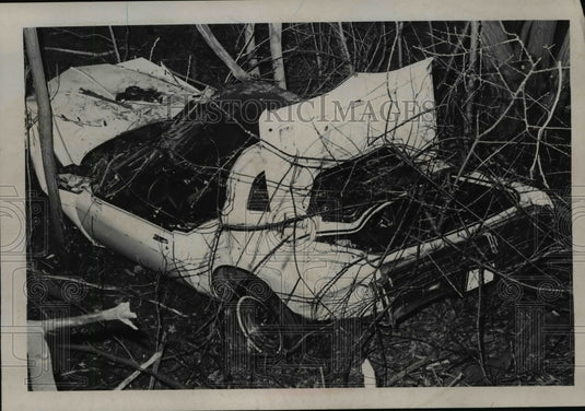 1972 Press Photo of 1971 Buick that has been wrecked,owned by Robert Brunkala
