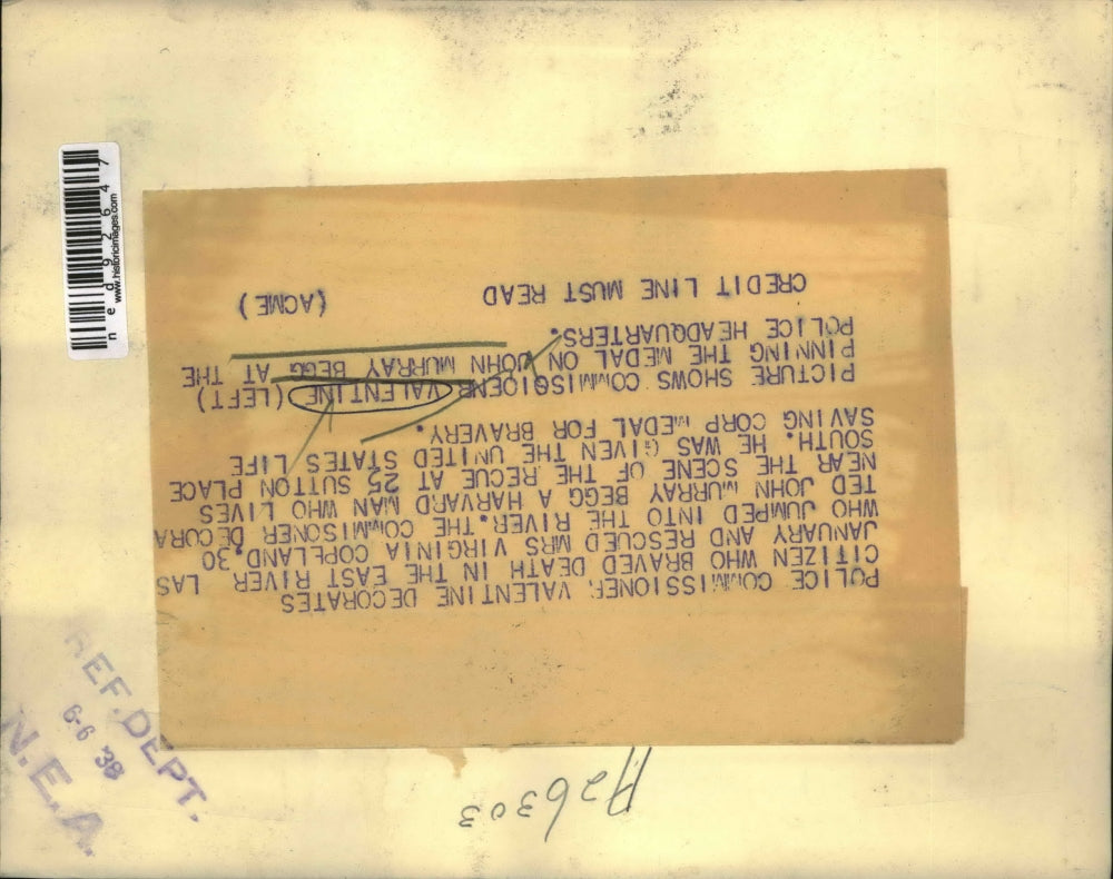 1938 Press Photo John Murray Begg at the Police Headquarters