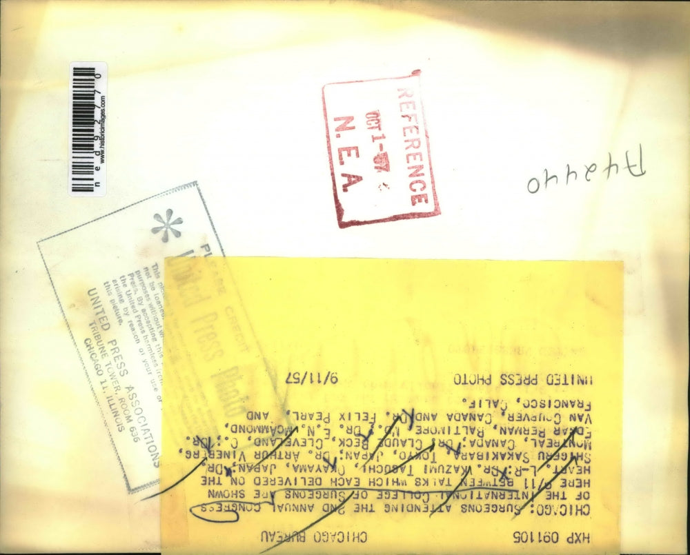 1957 Press Photo Surgeons attends the Annual Congress for Surgeons