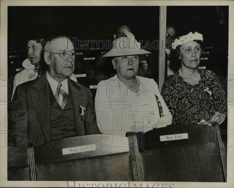 Load image into Gallery viewer, 1936 Press Photo M.D.Condon,Mrs.Norman Mack and Mrs.Henry Godeard Leach
