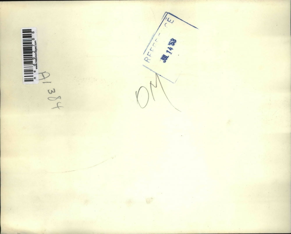 1953 Press Photo Fire swept St.Bridget's Roman Catholic Chruch