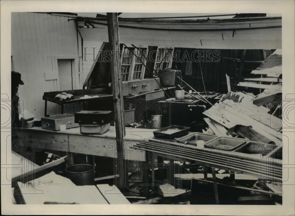 1958 Press Photo Shreveport La Slack Air Base wrecked by a tornado - ned93146