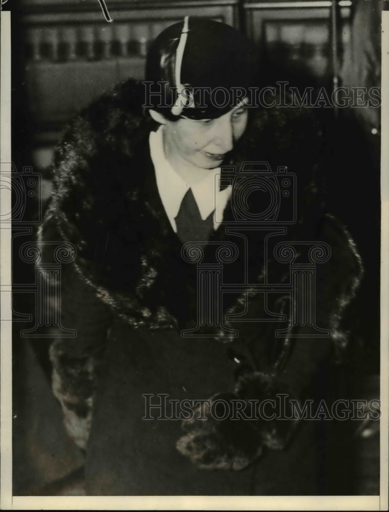 1935 Press Photo of Mrs. Ollie Whatley wife of the butler in the Lindbergh home.