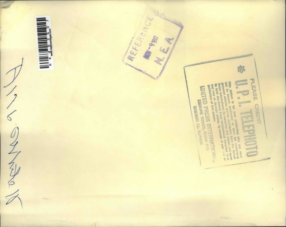 1960 Press Photo of construction being done on the White House.