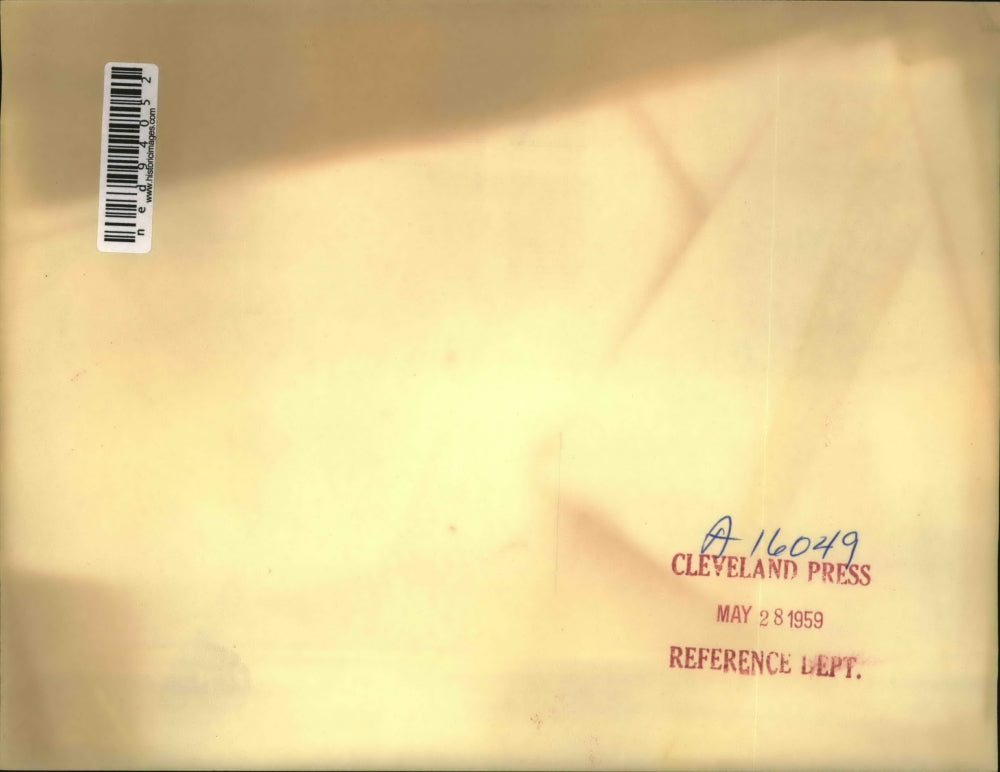 1959 Press Photo President Dwight D. Eisenhower at Lincoln Cultural Center