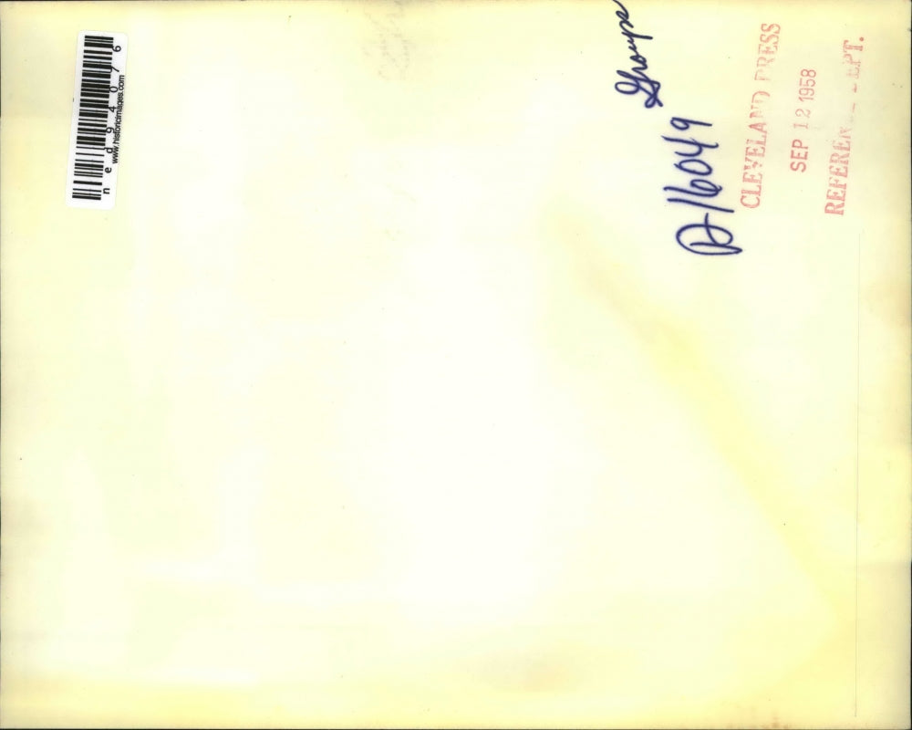 1958 Press Photo President Dwight D. Eisenhower, Colonel William Draper