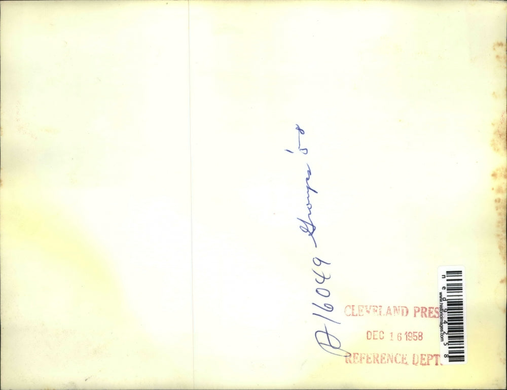 1958 Press Photo President Eisenhower & General Edward P Curtis