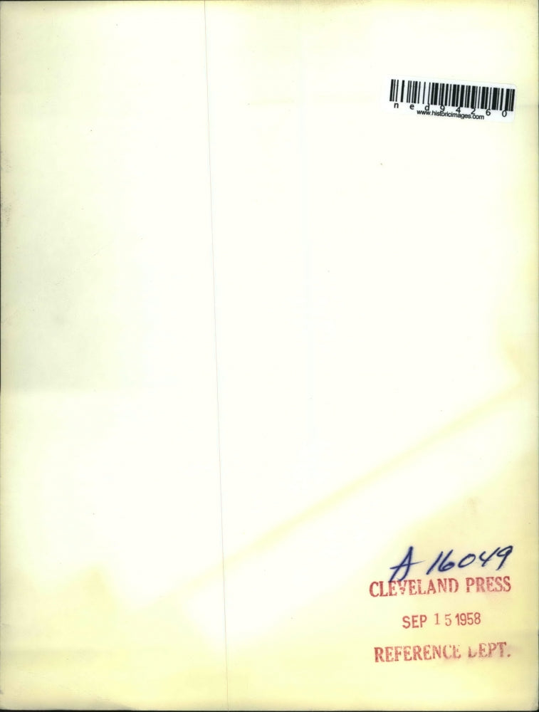 1958 Press Photo Johnny Gallagher Age 11 & President Eisenhower