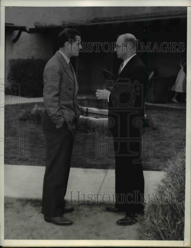1938 Press Photo General John Pershing's Family Frank Pershing & Dr Roland Davis