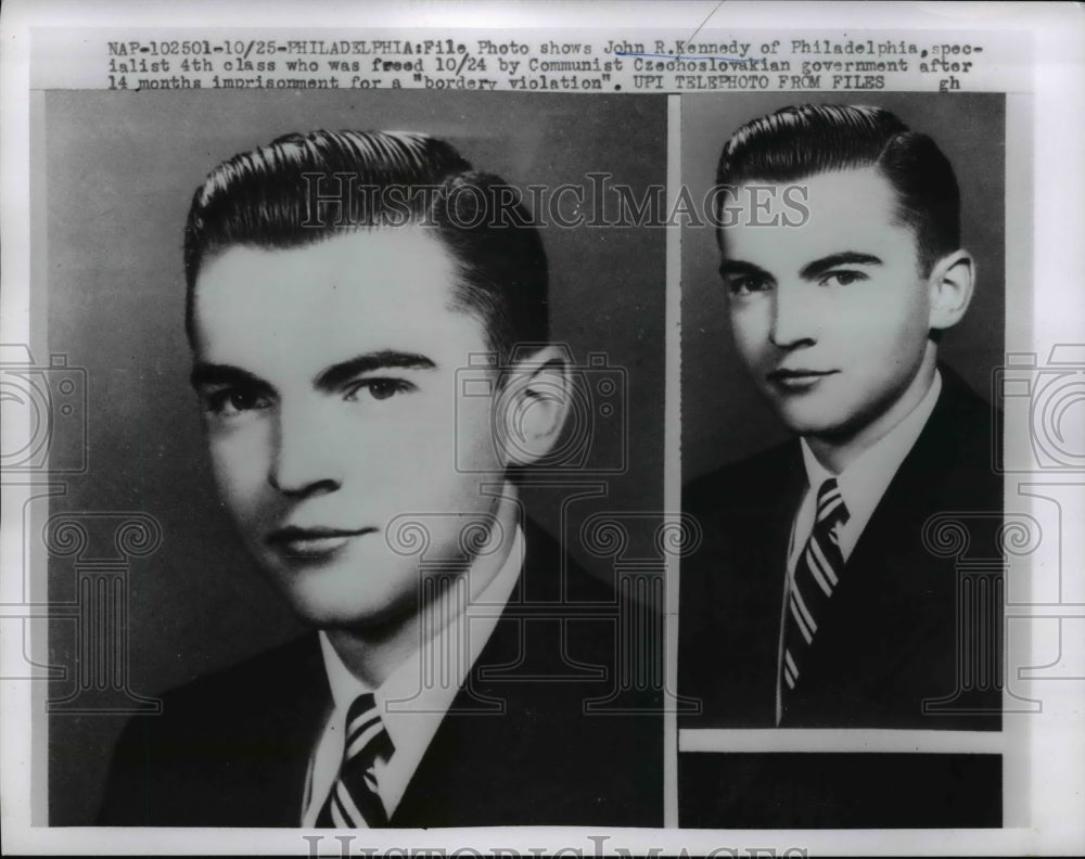 1959 Press Photo of Specialist 4th class who was freed by Communist